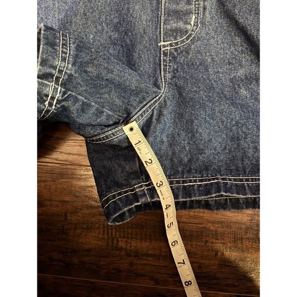 RVT Denim Shorts Overalls Womens Vintage 90’s Size Medium - Picture 8 of 8